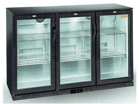 Retrobanco refrigerato 3 porte vetro BBC 330 H